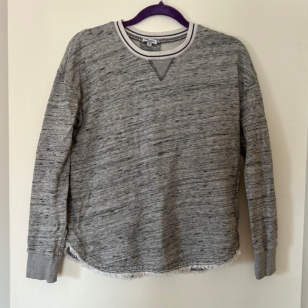 Grey cozy crew sweatshirt